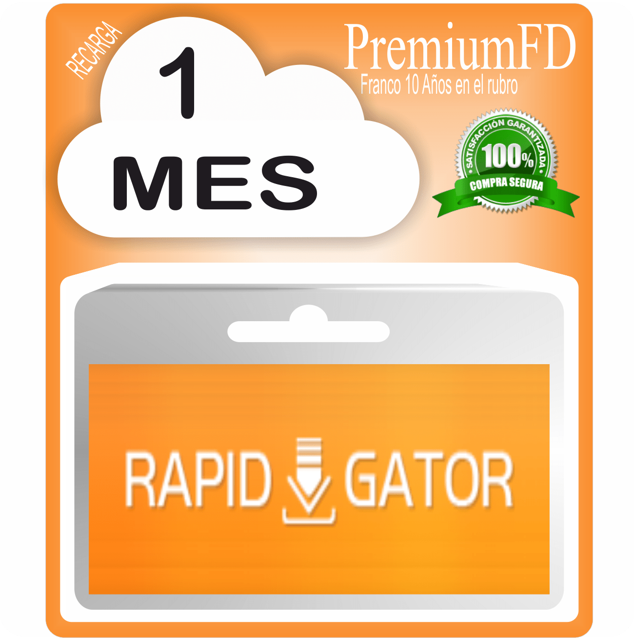 Cuentas Premium Rapidgator x 30 dias personal